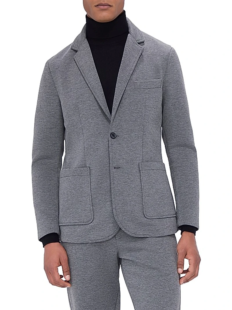 Soft Touch Two-Button Blazer