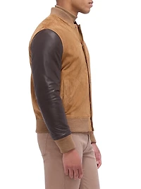Two-Tone Suede Jacket