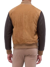 Two-Tone Suede Jacket