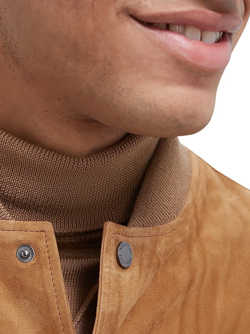 Two-Tone Suede Jacket