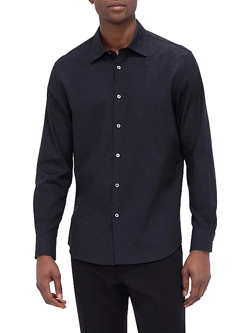 Julian Woven Cotton-Blend Shirt