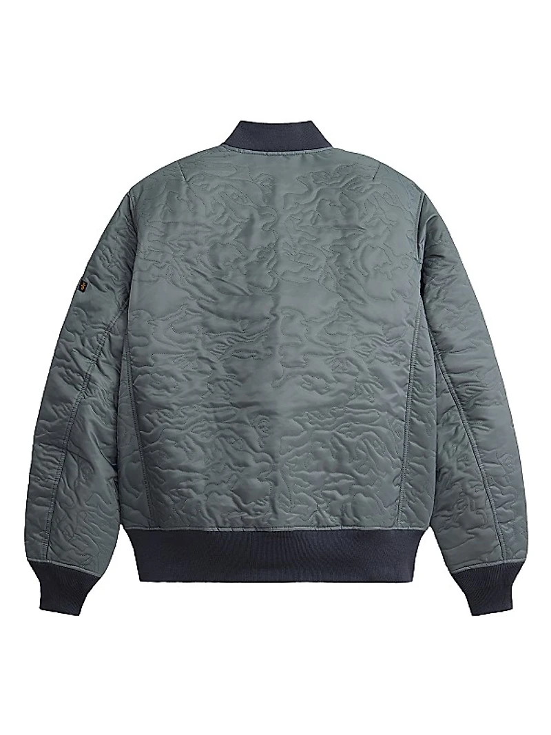 Camo Quilted Ma-1 Flight Jacket