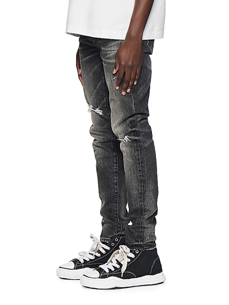 Distressed Denim Skinny Jeans