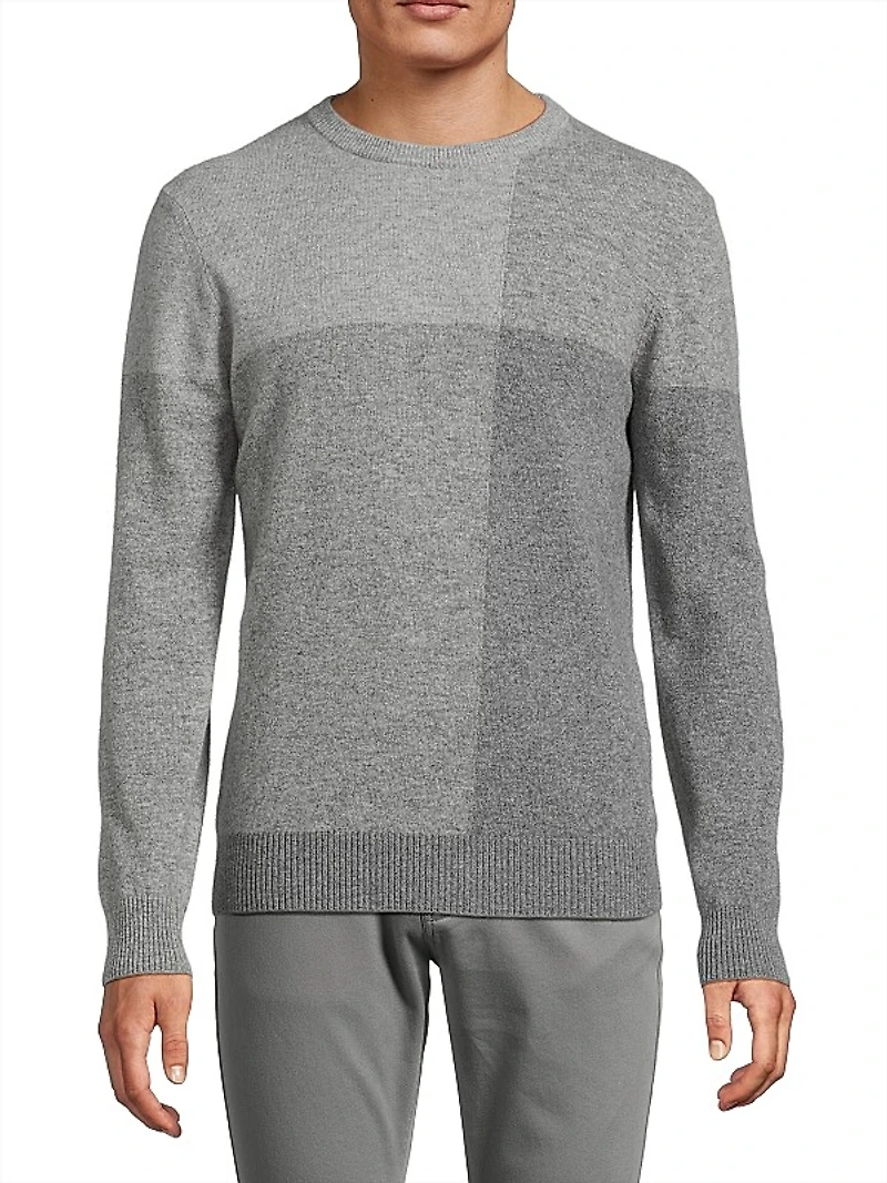Golden Wool Crewneck Sweater