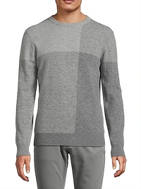 Golden Wool Crewneck Sweater