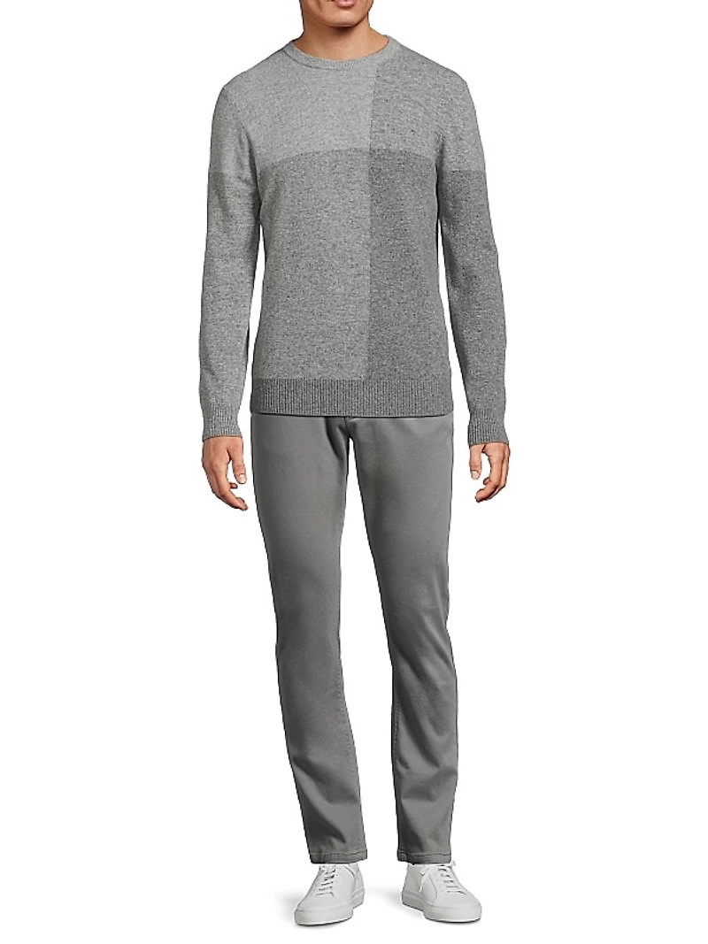 Golden Wool Crewneck Sweater