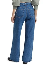 Selena Mid-Rise Wide Jeans