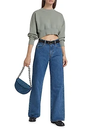 Selena Mid-Rise Wide Jeans
