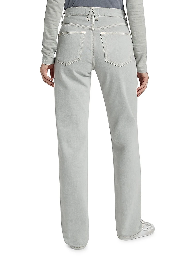 Sophie Mid-Rise Straight-Leg Jeans
