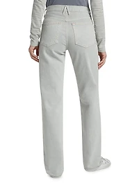 Sophie Mid-Rise Straight-Leg Jeans