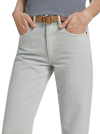 Sophie Mid-Rise Straight-Leg Jeans