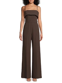 Kaivon Straight-Neck Jumpsuit