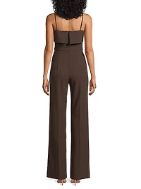Kaivon Straight-Neck Jumpsuit