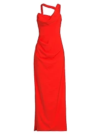 Eve Marion One-Shoulder Gown