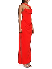 Eve Marion One-Shoulder Gown