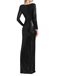 Donde Splendid Ruched Gown