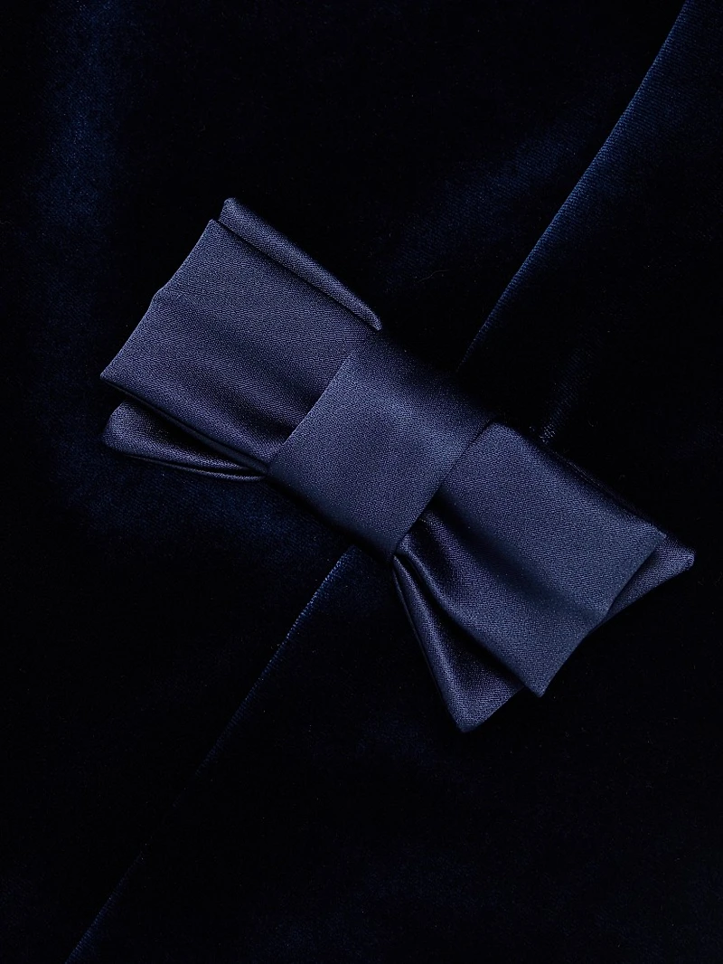 Ericah Velvet Bow Cocktail Dress