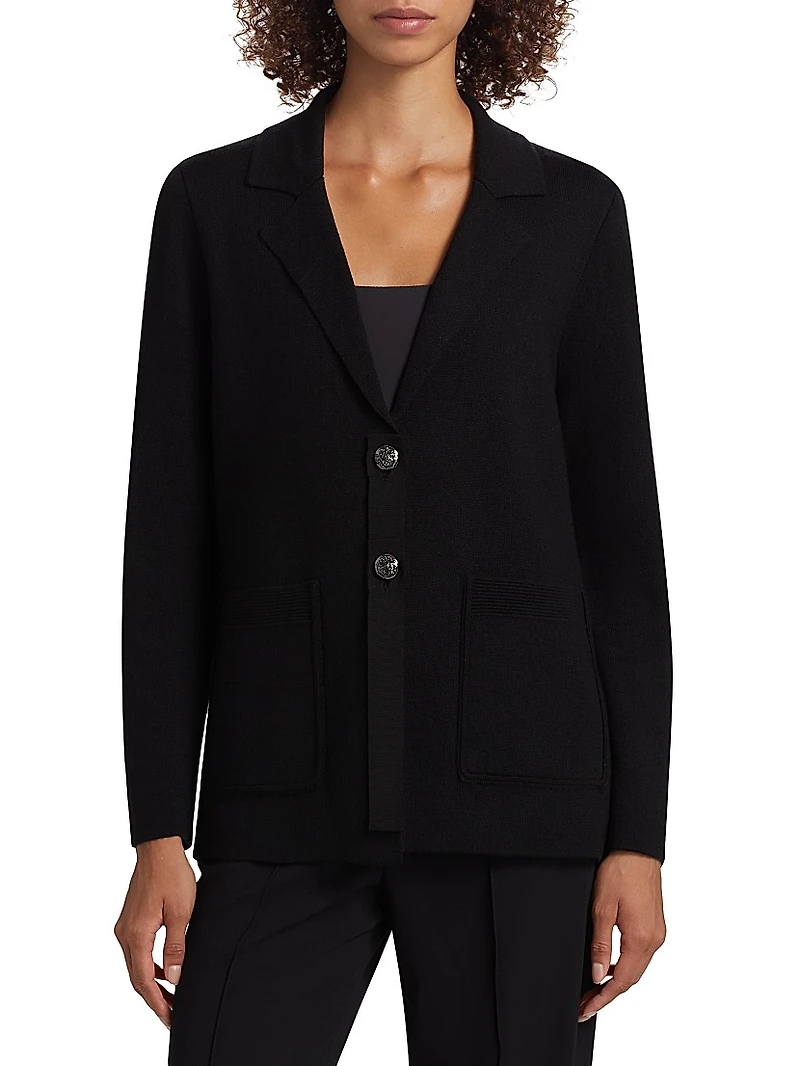 Clove Tailored Wool-Blend Sweater