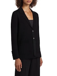 Clove Tailored Wool-Blend Sweater