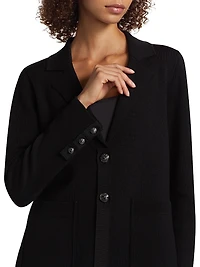 Clove Tailored Wool-Blend Sweater