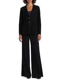 Clove Tailored Wool-Blend Sweater