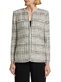 Teigen Metallic Tweed Jacket