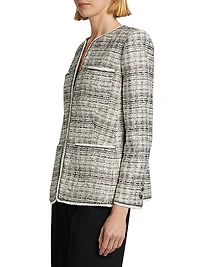 Teigen Metallic Tweed Jacket