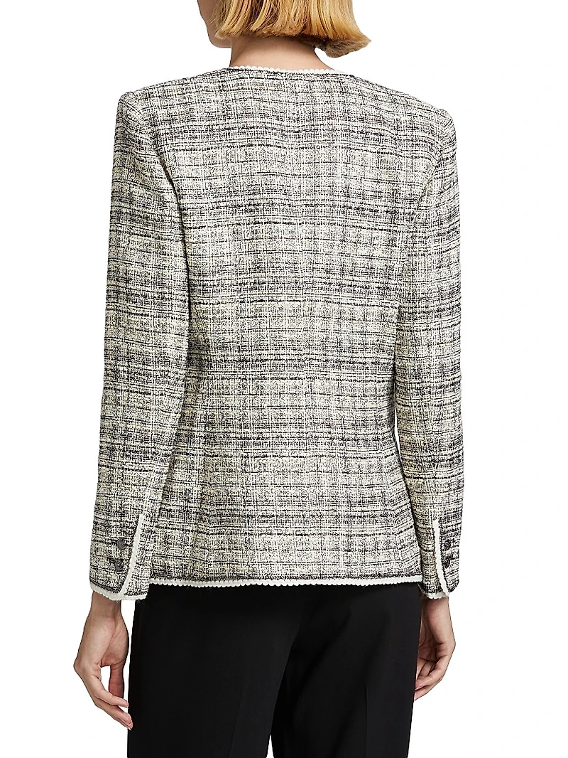 Teigen Metallic Tweed Jacket