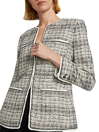 Teigen Metallic Tweed Jacket