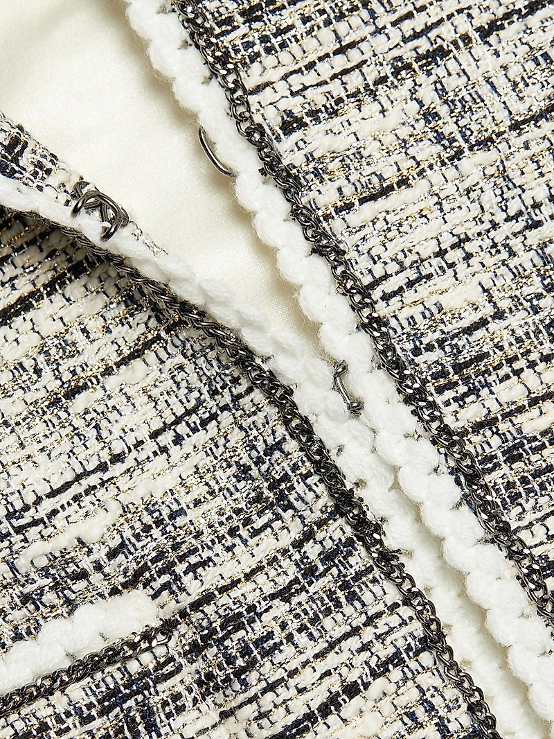 Teigen Metallic Tweed Jacket