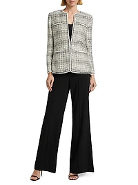 Teigen Metallic Tweed Jacket