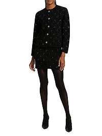 Rue Embellished Crewneck Cardigan