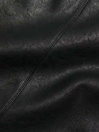 Graylen Faux Leather Shift Dress