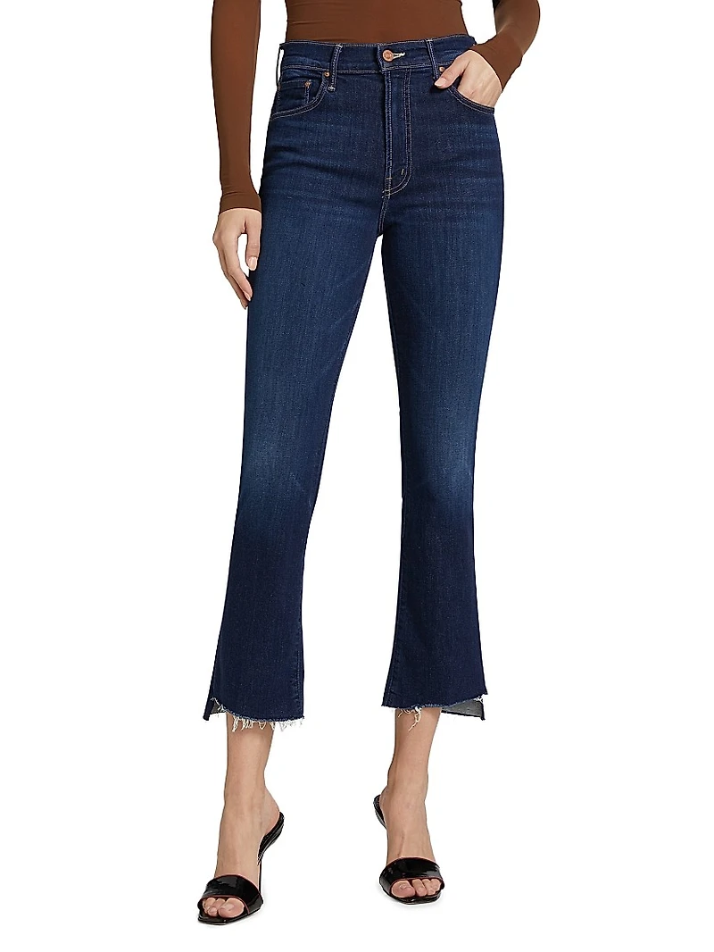 The Insider Crop Step Fray Jeans