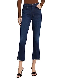 The Insider Crop Step Fray Jeans