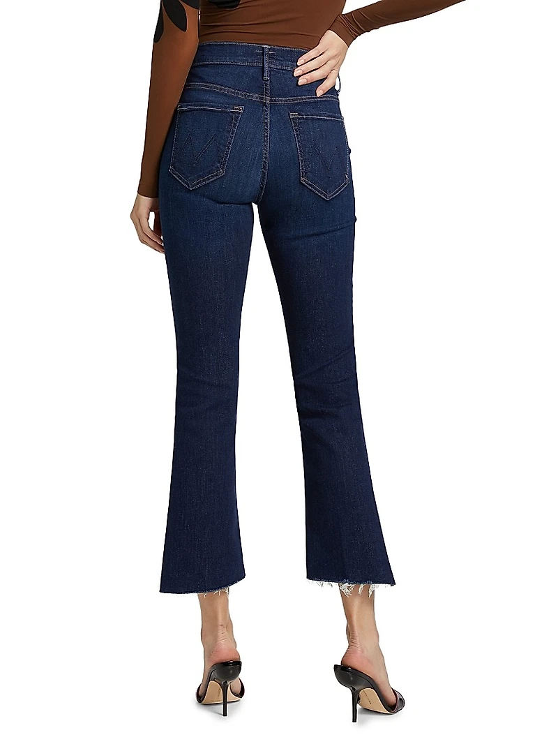 The Insider Crop Step Fray Jeans
