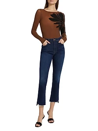 The Insider Crop Step Fray Jeans