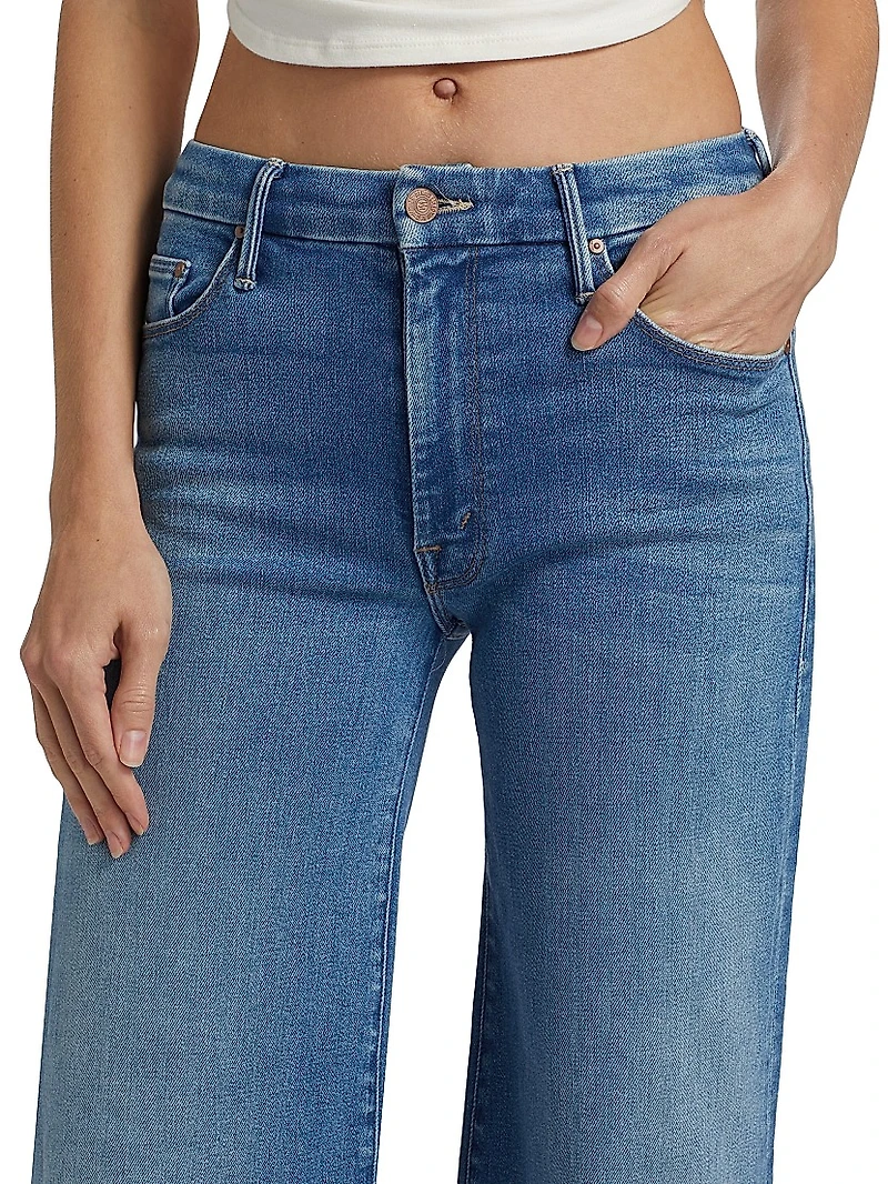 The Roller Fray Wide-Leg Jeans