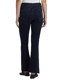 The Weekender Fray Slim Straight Jeans