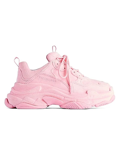 Triple S Velvet Sneakers