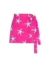 Starfish Crepe De Chine Skirt