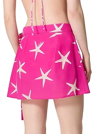 Starfish Crepe De Chine Skirt