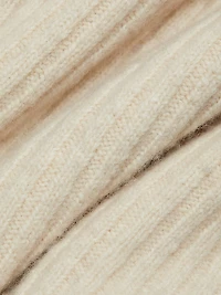 Rib-Knit Wool-Cashmere Maxi Skirt