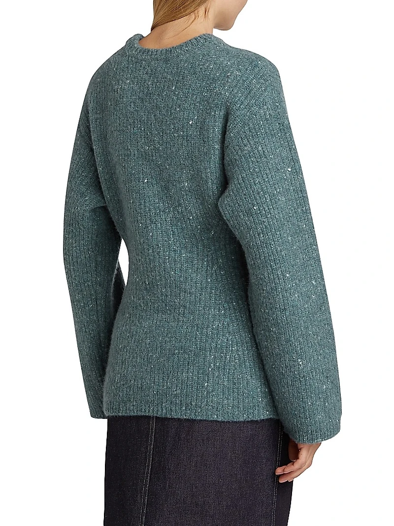 Wool & Cashmere-Blend Crewneck Sweater