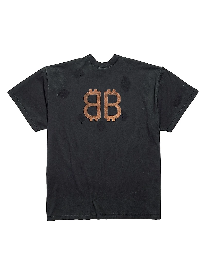 Paris Moon Double Front Oversized T-Shirt