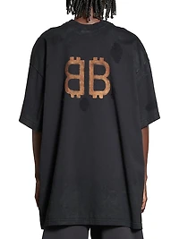 Paris Moon Double Front Oversized T-Shirt