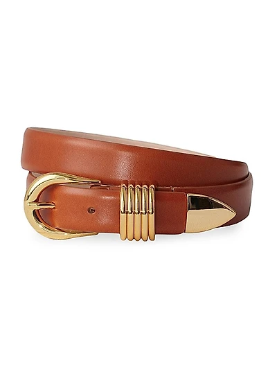 Hollyhock Leather D-Ring Belt