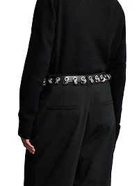 Revenge Ring Leather Belt