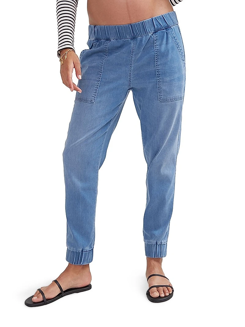 the Under Bump Easy Denim Joggers