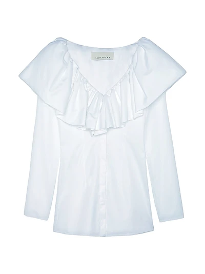 Baxter Ruffle Cotton Shirt